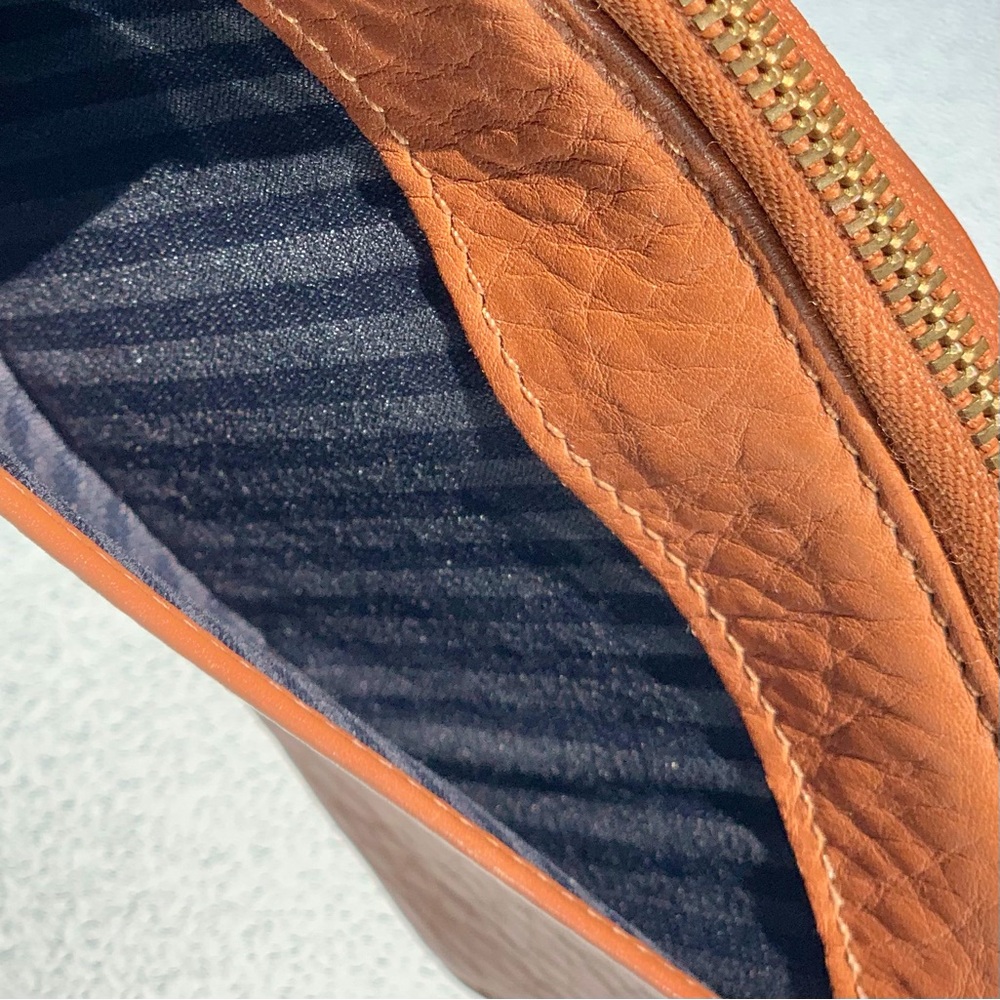 Coach Sonoma Saddle Natural Grain Zip Around Clutch - Picture 5 of 6